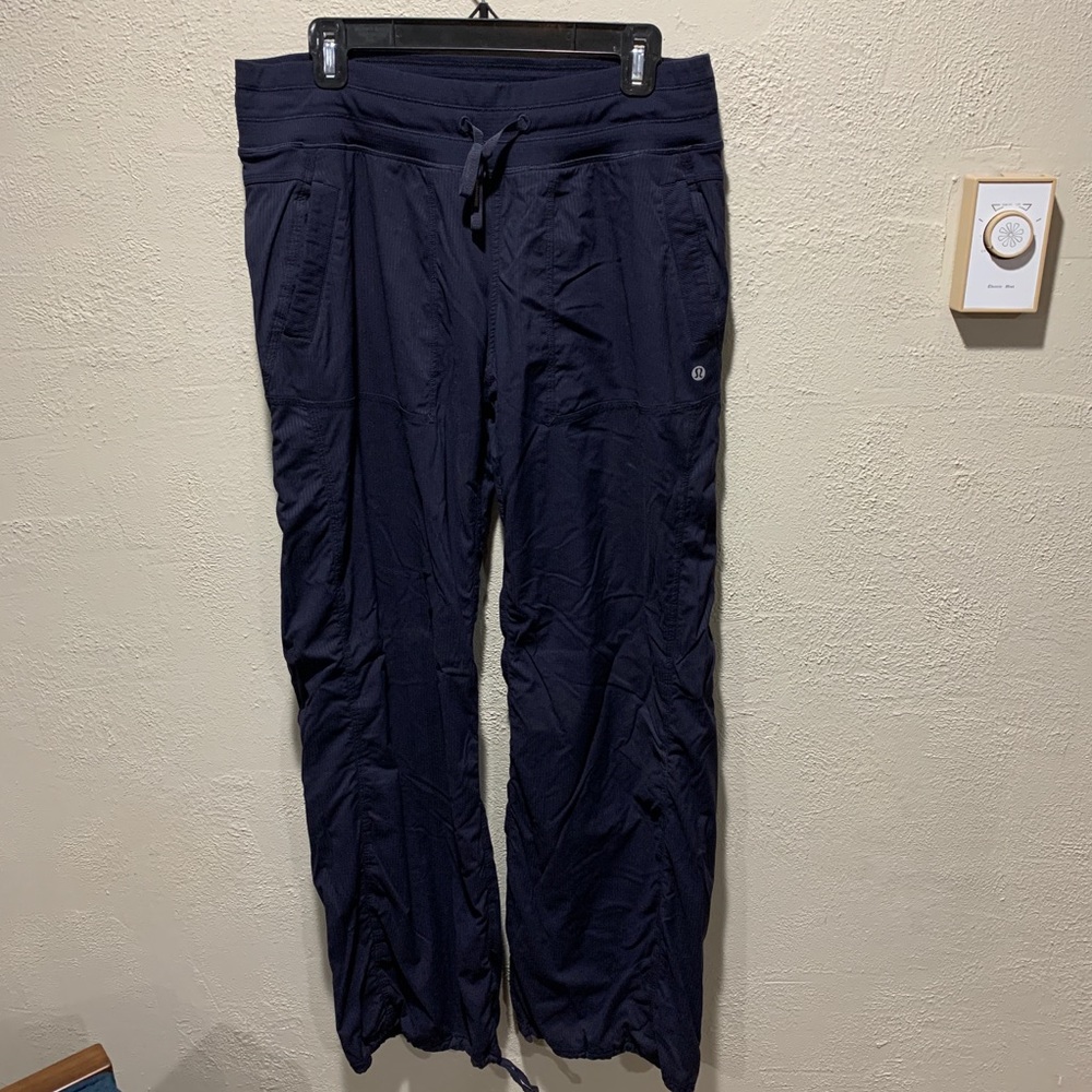 Lululemon Studio Pant-Lined, Navy, Sz 10